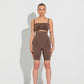 Alturra Highwaist Shaping shorts - Chocolate