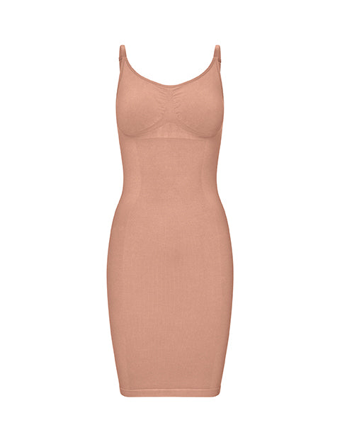 Second Skin Slip Dress - Tan