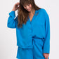 Snuggle pajama shorts - Bright Blue