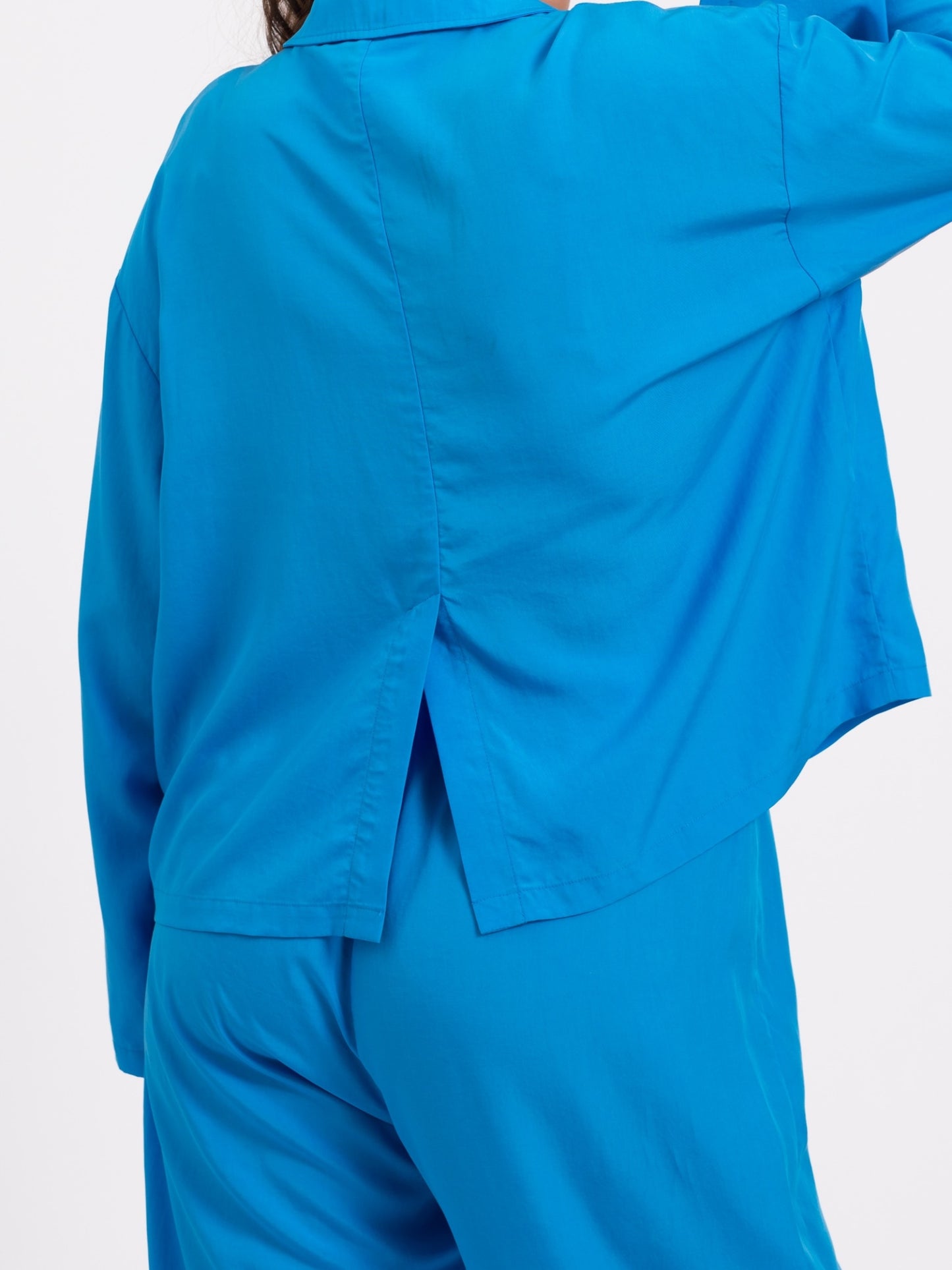 Snuggle pajama shirt - Bright blue