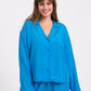 Snuggle pajama shirt - Bright blue